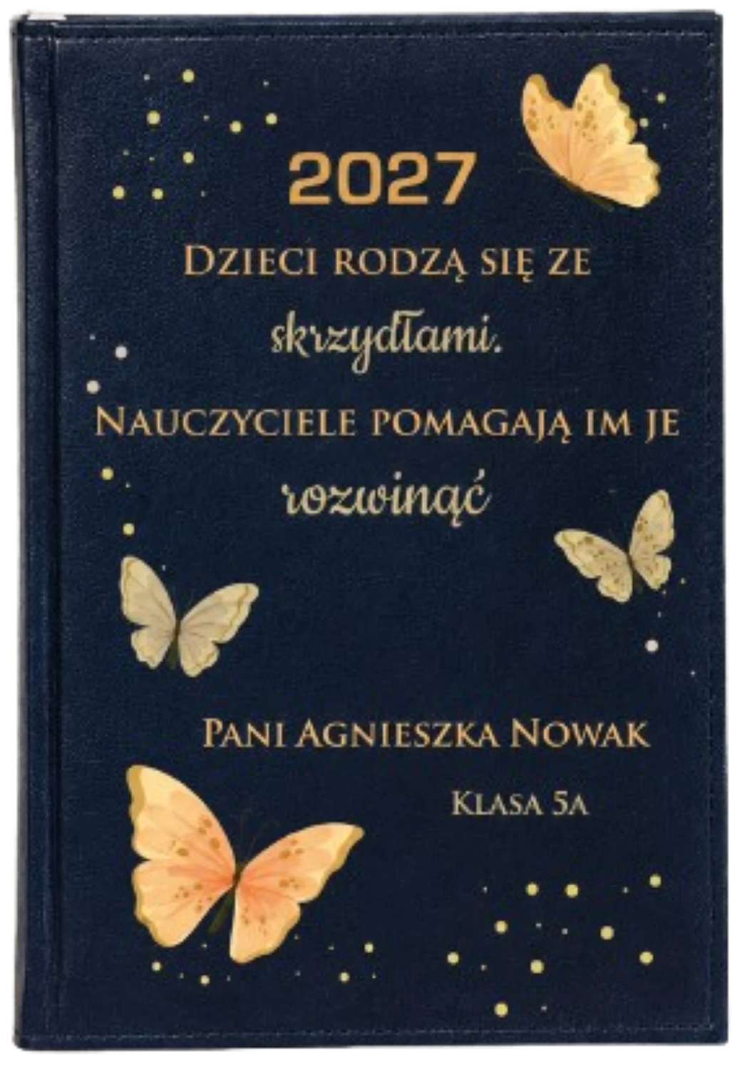 3N bez tla Kalendarz Nauczyciela z Personalizacją na 2027- Elegancki Personalizowany Prezent dla Nauczyciela - obrazek 1