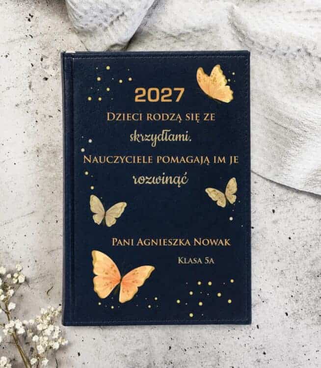 Kalendarz Nauczyciela z Personalizacją na 2027- Elegancki Personalizowany Prezent dla Nauczyciela - obrazek 2