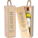 Prezent Ślubny Dla Rodziców Dziadków - Eleganckie Pudełko na Wino z Personalizacją