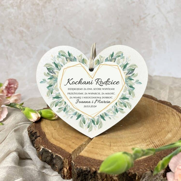 Elegancki Prezent Ślubny dla Rodziców Dziadków - Piękny Zestaw Podziękowania Personalizowany - obrazek 4