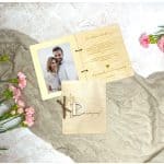 Drewniana kartka podziękowanie dla Rodziców z okazji Ślubu z Personalizacją - obrazek 5