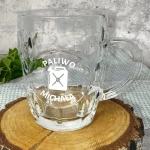 Szklany kufel piwny 500 ml z personalizacją