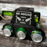 Personalizowany drewniany czołg na piwo