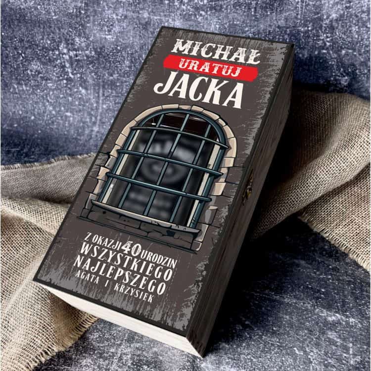 Eleganckie pudełko na whisky z dedykacją
