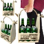Personalizowane Nosidło na Piwo z Grawerem - Prezent na Urodziny