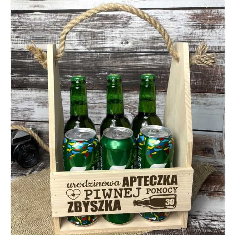 Nosidło na piwo z grawerem - zestaw piwosza z personalizacją
