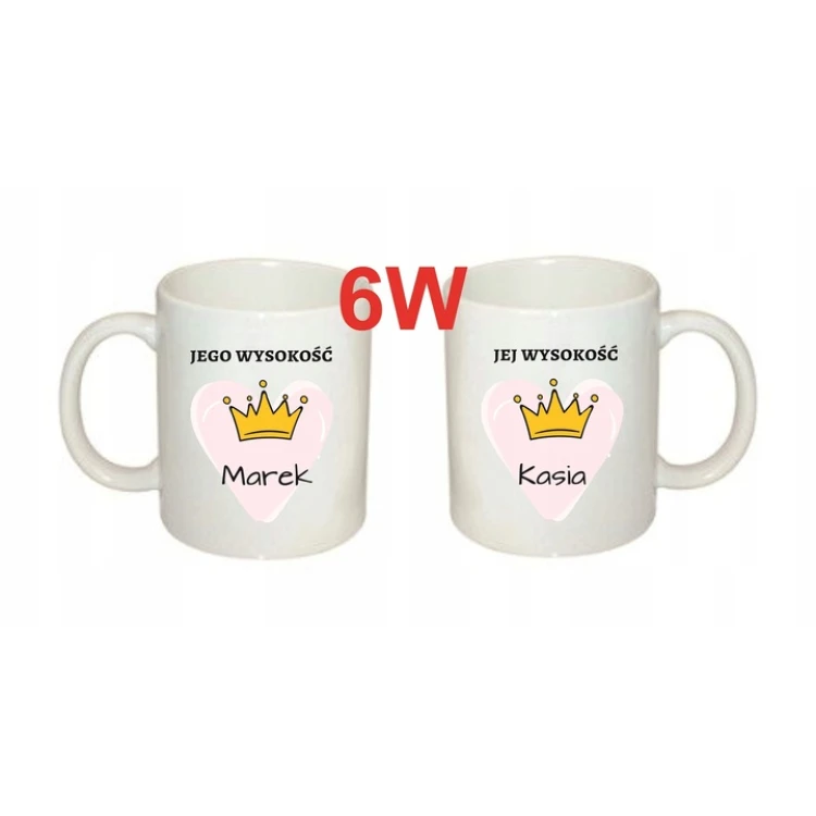 Drewniana skrzynka z haftowanymi ręcznikami i personalizowanymi kubkami na ślub - wyjątkowy podarunek dla nowożeńców. - obrazek 8