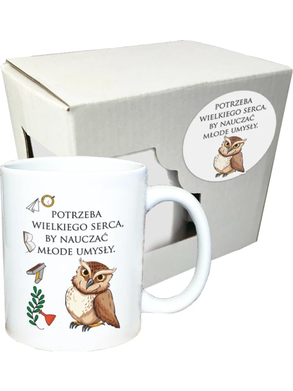 Elegancki kubek dla nauczyciela