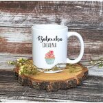 Zestaw prezentowy dla niej „Fajna Babeczka” – koszulka, kubek i pudełko - obrazek 4