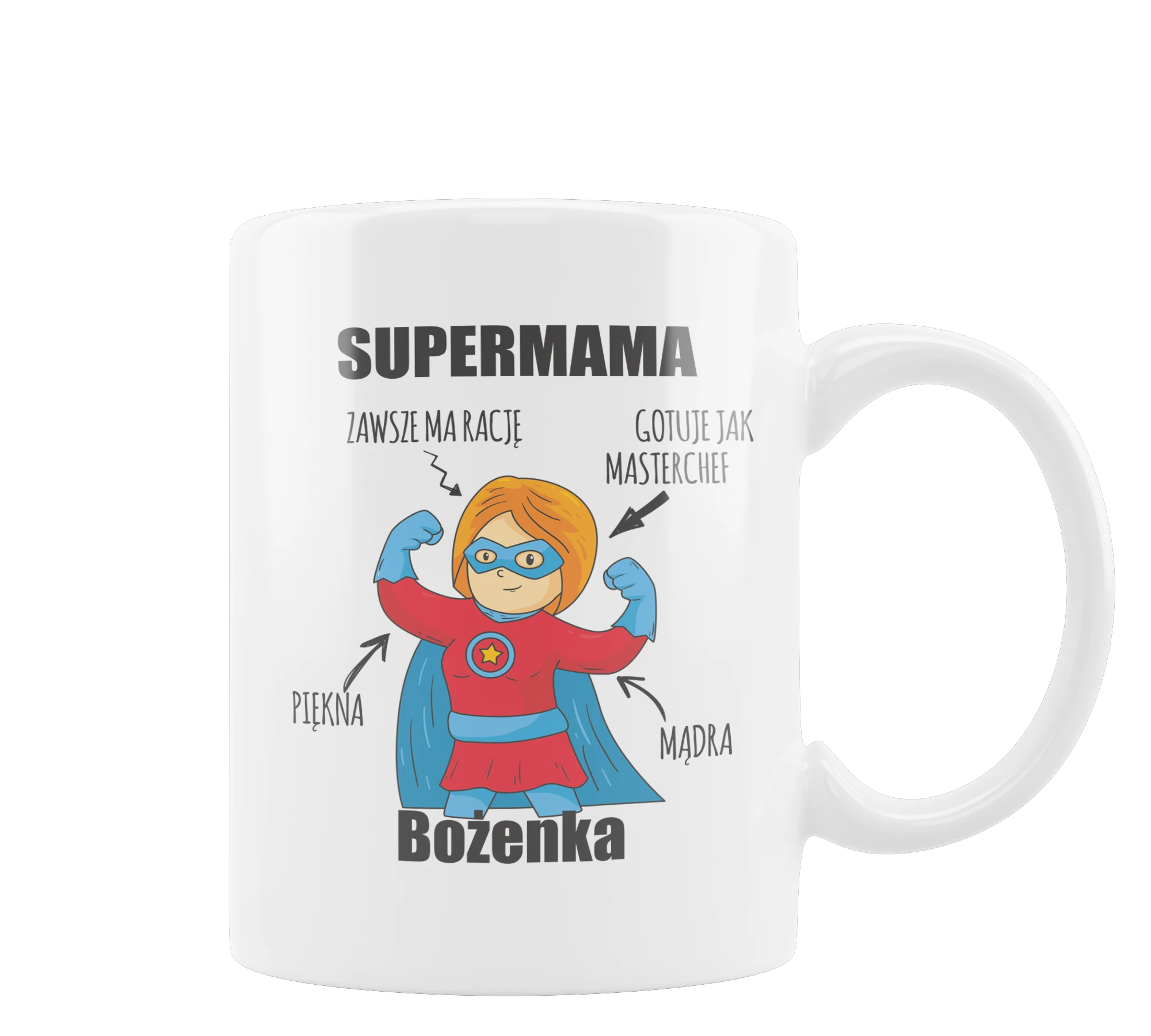 4 Kubek z nadrukiem dla super mamy - obrazek 1