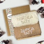 ŚMIESZNY ZESTAW RĘCZNIKÓW DLA TATY PREZENT HAFT DZIEŃ OJCA - obrazek 2