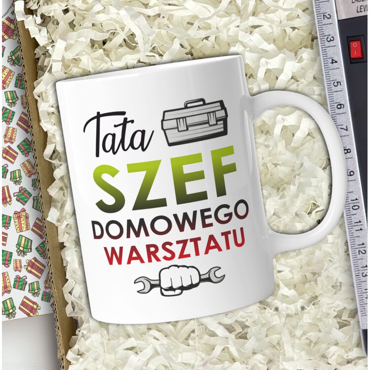 GOTOWY ZESTAW PREZENTOWY DLA TATY NA DZIEŃ OJCA KUBEK LASEROWA POZIOMICA - obrazek 2