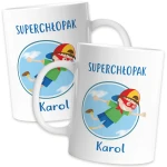 Kubek Super Chłopak dla chłopaka – prezent do szkoły