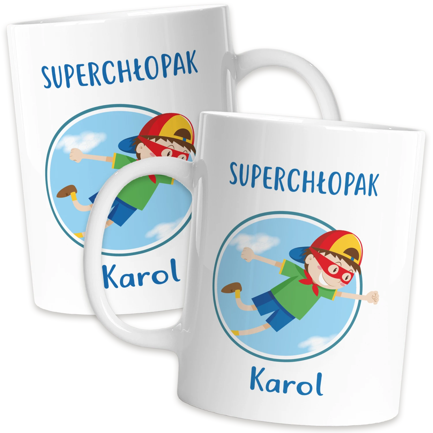 Kubek Super Chłopak dla chłopaka – idealny prezent szkolny Kubek Super Chłopak dla chłopaka – prezent do szkoły