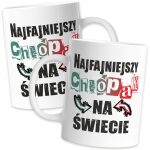 Oryginalny kubek z nadrukiem Najfajniejszy Chłopak Na Świecie – prezent uniwersalny