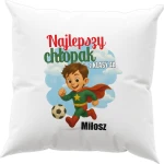 Poduszka z imieniem dla chłopca z klasy na dzień chłopaka