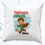 Poduszka z imieniem dla chłopca z klasy na dzień chłopaka - obrazek 2