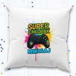 Personalizowana Poduszka z nadrukiem dla gracza "Super chłopak" - obrazek 2