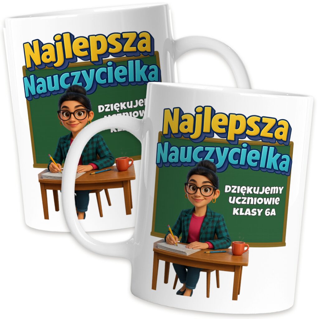 kubek z dedykacją dla nauczycielki