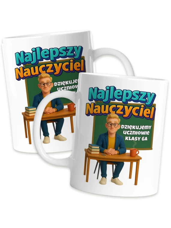 Kubek z dedykacją dla nauczyciela