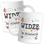 Kubek 330 ml dla pedagoga z napisem na froncie i odwrocie