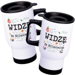 Kubek termiczny dla nauczyciela z dedykacją – 420 ml, szczelny - obrazek 6