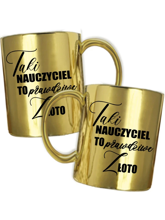 Złoty kubek dla nauczyciela