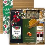 zestaw świąteczny z kawą i miodem w eleganckim boxie