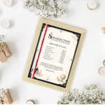 Ramka świadectwo dla nauczyciela z kolorowym nadrukiem i stałą dedykacją