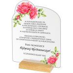 Statuetka akrylowa dla wychowawcy na koniec roku szkolnego
