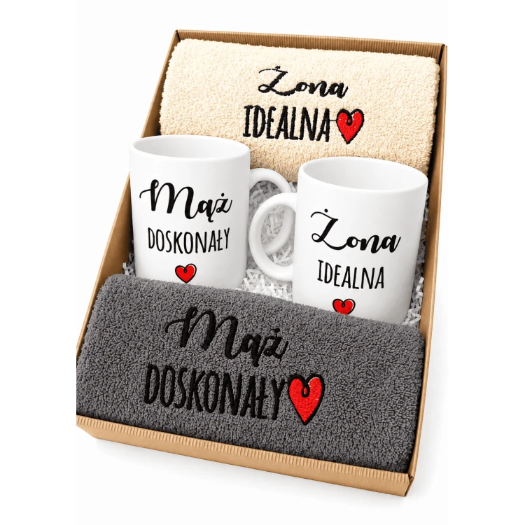Komplet Mąż Doskonały i Żona Idealna w pudełku